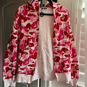 BAPE ABC Full Zip Camo Hoodie